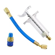 Kit de Injetores de Óleo com Tubo de Enchimento SAE 1/4 - Conexão Rápida e Durável para Manutenção de Ar Condicionado e Sistemas Automotivos - imagem 2