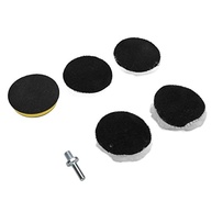 Kit de Discos de Lã para Polimento de Carro - 4 Peças + Adaptador 5/8" - imagem 4