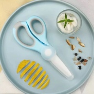 Tesoura de Alimentos para Bebê com Lâmina de Cerâmica Segura e Durável - PURPLE - imagem 2