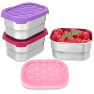 Gencywe Recipientes de lanche de aço inoxidável para crianças - imagem 2