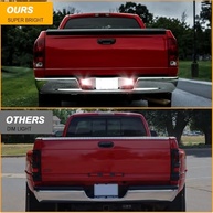 Conjunto de Lâmpadas LED R&F Auto com Lente Fumê para Placa de Caminhonete Dodge RAM 1500/2500/3500 (2002-2018) e Ram 1500 Classic (2019-2024) - imagem 4