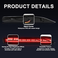 Refletores de LED Traseiro Sequencial para Toyota Corolla 2019-2024: Freio, Seta e Neblina com Lente Fumê - imagem 5