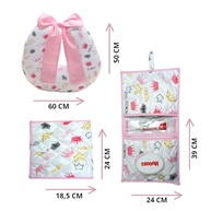 Almofada de Amamentação com Porta Fralda e Lenço - Conjunto Completo para Mamães Modernas - imagem 3