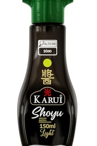Molho Shoyu Premium Ligth Molheira de Vidro Karui 150ml - imagem 2