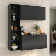 Armário de Cozinha Compacto Linea Fit 4 Portas - Design Moderno e Funcionalidade - imagem 3