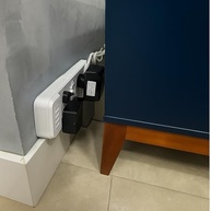 Filtro de Linha 5 Tomadas + 2 USB-A + 2 USB-C com Suporte de Parede Branco - imagem 5