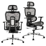 Cadeira de Escritório Ergonômica com Suporte Lombar e Encosto Ajustável | Design Confortável e Respirável - imagem 2