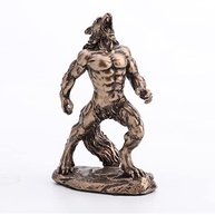Unicorn Studios Lycanthrope - Lobisomem da Lua com Uivo Detalhado | Escultura de Resina Pintada à Mão - imagem 2