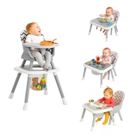 Cadeira de Alimentação Multifuncional Luppa 12 em 1 com Cinto de Segurança e Mesa Lego e Estudo - imagem 1