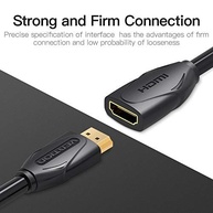 Cabo Extensor HDMI 2.0 Vention 1m 4K Macho Fêmea - Conexão de Alta Performance - imagem 5