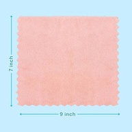 Pacote com 8 Panos de Lã Coral Macia - Toalhas Faciais Absorventes 18x23cm - imagem 4