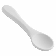 Colher de Silicone Macia Unissex Cinza - Segurança e Conforto para Alimentação Infantil - imagem 1
