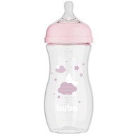 Mamadeira Buba Easy Flow Nuvem Rosa 330ml - Anticólica e Livre de BPA - imagem 5