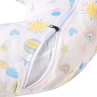 Almofada de Amamentação Karinho 55cm - Conforto e Apoio para Mamães e Bebês - imagem 3