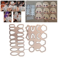 Fancyes Conjunto de Matrizes de Corte para Olhos de Bonecas - Ferramenta Precisa para Artesanato e Coleções - imagem 3