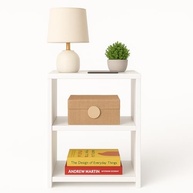Criado-Mudo Boxfan Multiuso em MDF com Nichos – Mesa de Cabeceira Moderna para Quarto, Sala ou Escritório - imagem 2
