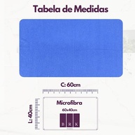 Kit 10 Panos de Microfibra 40x60cm - Multiuso para Limpeza Doméstica e Automotiva | Macios, Absorventes e Sem Arranhões - imagem 3