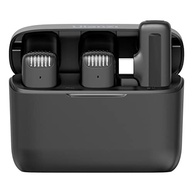 [para Android] ULANZI Microfone de lapela sem fio J12 para telefone USB C, microfone plug-play 2 em 1 com capa de carregamento para telefone entrevista de gravação de vídeo - imagem 1