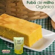 Kit 3 Fubá De Milho Farinha Sem Glúten Vegano Ecobio 400g - imagem 4
