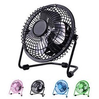 Mini Ventilador USB Portátil de Mesa em Metal - Silencioso e Compacto - imagem 1