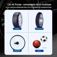 Mini Compressor de Ar Portátil Sem Fio: Inflador Elétrico para Pneus de Bicicleta e Moto - imagem 3
