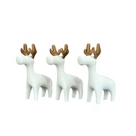Kit de 3 Renas Natalinas Decorativas Minimalistas - Enfeites Modernos para Decoração de Natal - imagem 3
