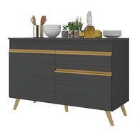 Balcão de Cozinha Veneza 120cm com 2 Portas e 1 Gaveta - Design Moderno e Resistente - imagem 2