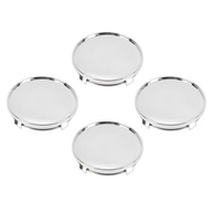 Tampas de Centro de Roda ABS e Metal Cromado 4 Unidades - Modificação Automotiva Universal - imagem 5