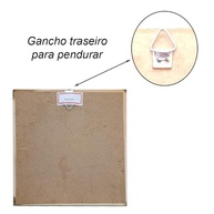 Quadro Decorativo Orixá Ogum - Moldura Escura com Relevo | Simbolo de Força e Coragem - imagem 5