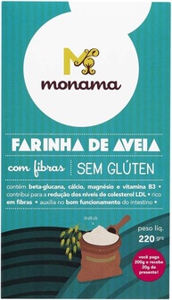 Farinha de Aveia Monama Sem Glúten 220g - imagem 1