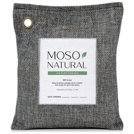 Moso Natural Saco Purificador de Ar 200g: Absorvedor de Odor de Carvão de Bambu Premium para Casa e Carro - imagem 1