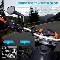 Relógio de Guidão de Moto à Prova d'Água - Liga de Alumínio Resistente e Mostrador Luminoso - imagem 5