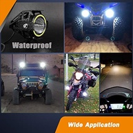 Farol de Moto LED Cree U7: Ilumine Sua Estrada com Olhos de Anjo Brilhantes e 3 Modos! - imagem 5