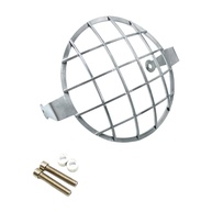 Protetor de Grade para Farol de Moto QccHieUs - Estilo Retrô e Proteção Robusta (Prateado) - imagem 1
