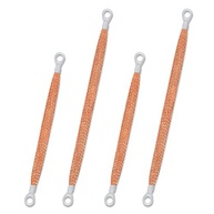 Kit 4 Tiras de Aterramento Automotivo 33cm Cobre Trançado - Potencialize Seu Motor! - imagem 2