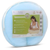 Almofada de Amamentação MYBABY Azul - Conforto e Suporte para Mães Modernas - imagem 2