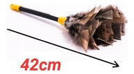 Espanador de Pó 42cm com Penas Naturais - Leve, Reutilizável e Versátil para Casa e Escritório - imagem 4