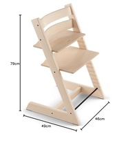 Cadeira de Alimentação Tripp Trapp Natural Stokke - Ajustável e Ergonômica para Toda a Família - imagem 4