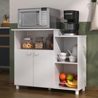 Balcão de Cozinha Multiuso 86cm com Nicho e Fruteira - Organize com Estilo e Praticidade - imagem 2