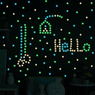 Adesivos de Estrelas 3D que Brilham no Escuro - Decoração de Quarto Estrelado Realista - imagem 3
