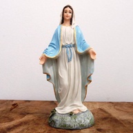 Imagem de Nossa Senhora das Graças Inquebrável 40cm - Resina de Alta Qualidade para Decoração Religiosa - imagem 3
