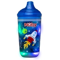 Copo Pisca-Pisca Nûby com Bico Rígido 300ml Azul - Térmico, Antivazamento e Livre de BPA - imagem 1