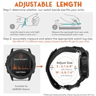 HEMSUT Pulseira de relógio esportivo de nylon, pulseira militar de 20 mm compatível com Garmin Fenix 8 de 43 mm/7S/7S Pro/6S/6S Pro/6S Sapphire/5S/5S Plus/5S Sapphire, Instinct 2S, Descent MK1S/2S, D2 - imagem 4
