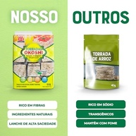 OKOSHI - Torrada de Arroz Integral Orgânico - Bolacha de arroz, Snacks Fit de Baixa Caloria - Vegano, Sem Açúcar, Baixo Sódio, Sem Glúten, Sem Lactose, Sem Gordura Trans, Kosher - 75g - imagem 5
