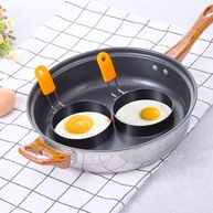 4 anéis de ovo com escova de óleo, anéis de ovo de 8,5 cm para fritar ovos, anel de aço inoxidável antiaderente, ovos redondos, panqueca, anel de cozimento para muffin - imagem 5
