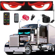Tela LED Olhos de Diabo para Caminhão: Personalize seu Para-brisa com Animações Incríveis! - imagem 1