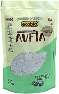 Kit 6X: Farinha de Aveia Orgânica Ecobio 250g - imagem 1