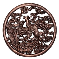 Enfeite de Parede Mandala Fênix Chinesa - Simbolo de Renovação e Harmonia Oriental - imagem 2