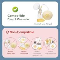 Tubo de Substituição para Bomba de Leite Medela Swing - 1 Unidade Sem BPA - Peça Original Maymom - imagem 4