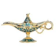 Ornamentos Decorativos para Sala de Estar e Quarto | Kit de Enfeites em Azul com Revestimento Dourado - imagem 5